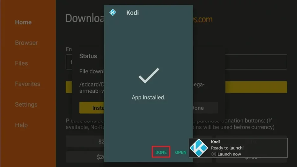 How to Install Kodi Player on Fire TV Stick 22 Done kodi